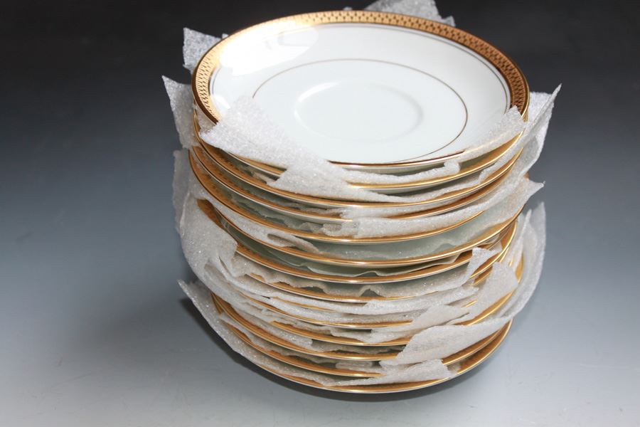 NORITAKE CHINA Set Japan Goldridge Pattern 5480S [Photo 29]