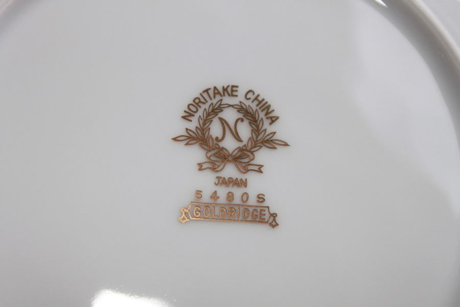 NORITAKE CHINA Set Japan Goldridge Pattern 5480S [Photo 14]