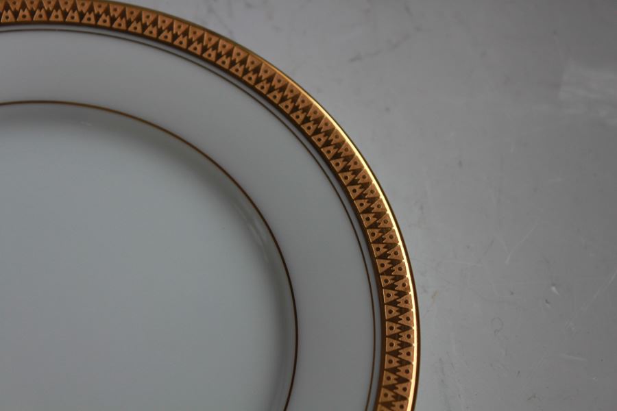 NORITAKE CHINA Set Japan Goldridge Pattern 5480S [Photo 16]