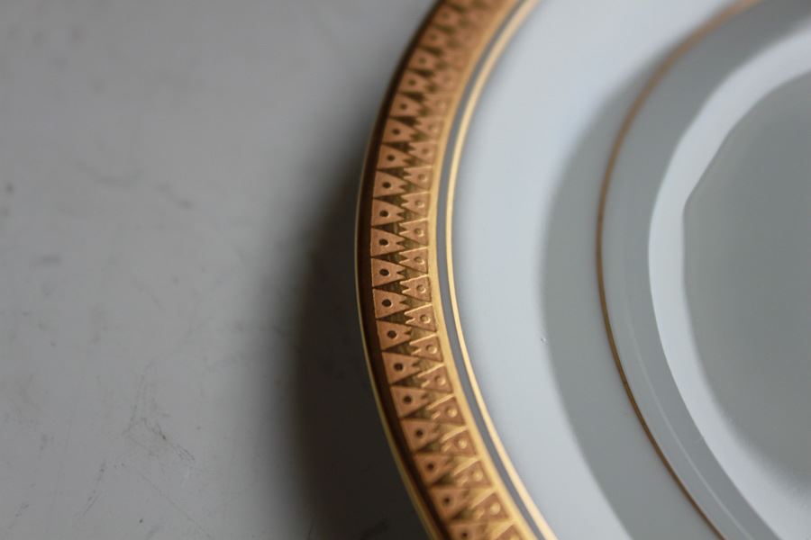 NORITAKE CHINA Set Japan Goldridge Pattern 5480S [Photo 17]