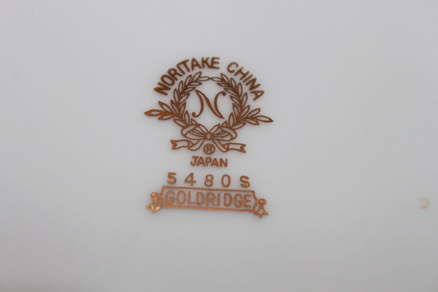 NORITAKE CHINA Set Japan Goldridge Pattern 5480S [Photo 22]