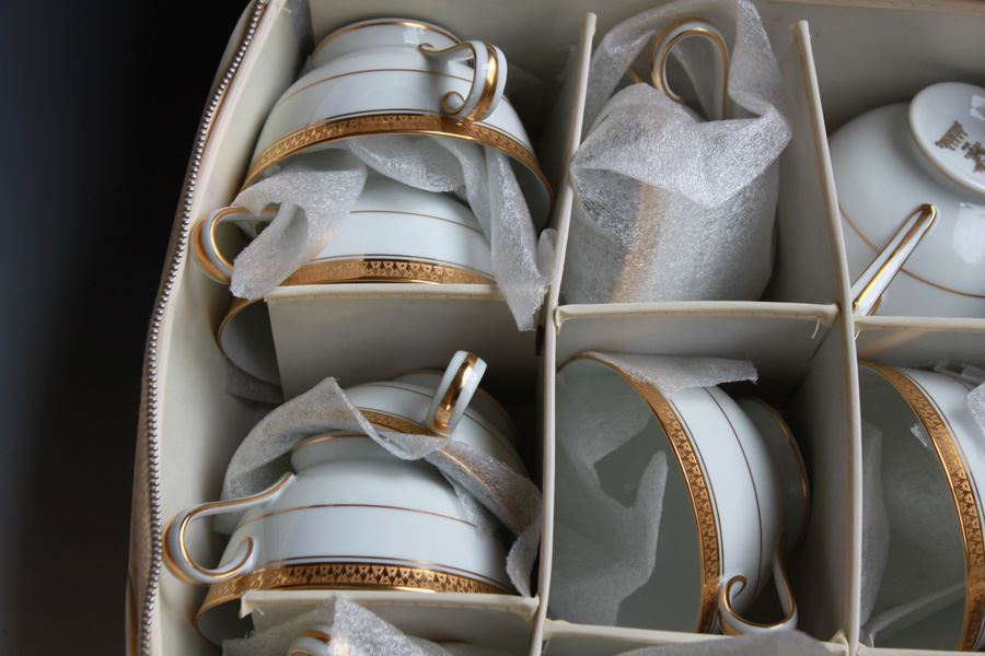 NORITAKE CHINA Set Japan Goldridge Pattern 5480S [Photo 9]