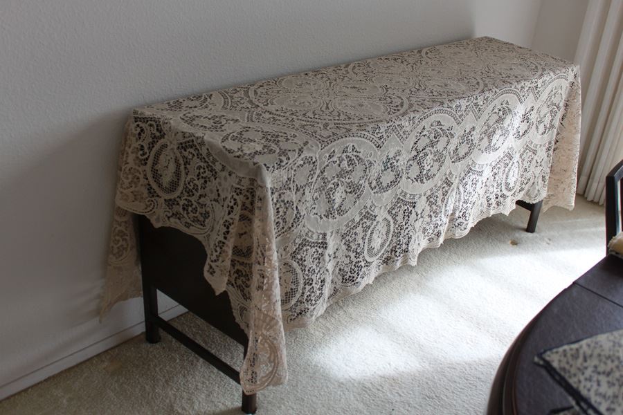 Vintage Crochet Tablecloth