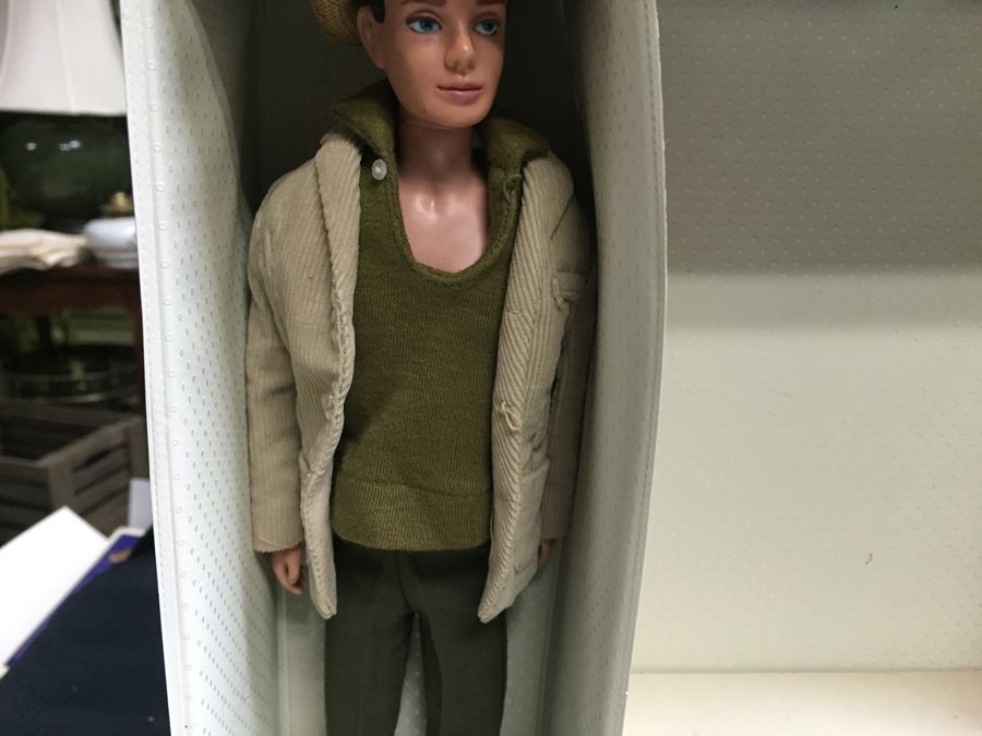 1961 Ken Barbie Doll In Original Case With Accessories Records Clothes [Photo 10]