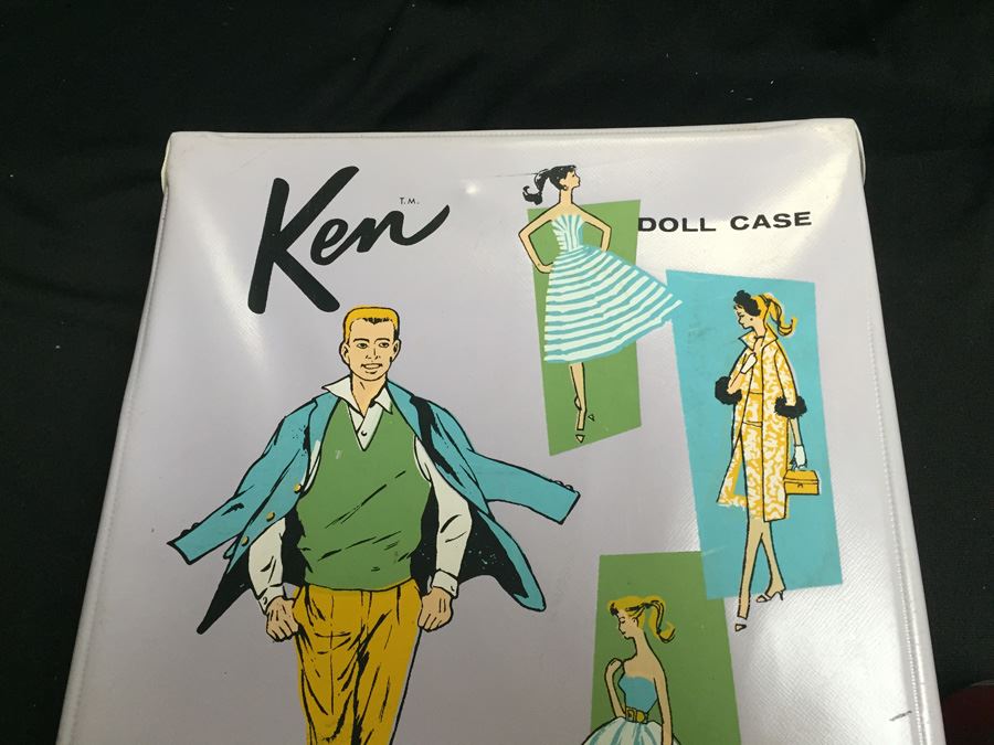 1961 Ken Barbie Doll In Original Case With Accessories Records Clothes [Photo 7]