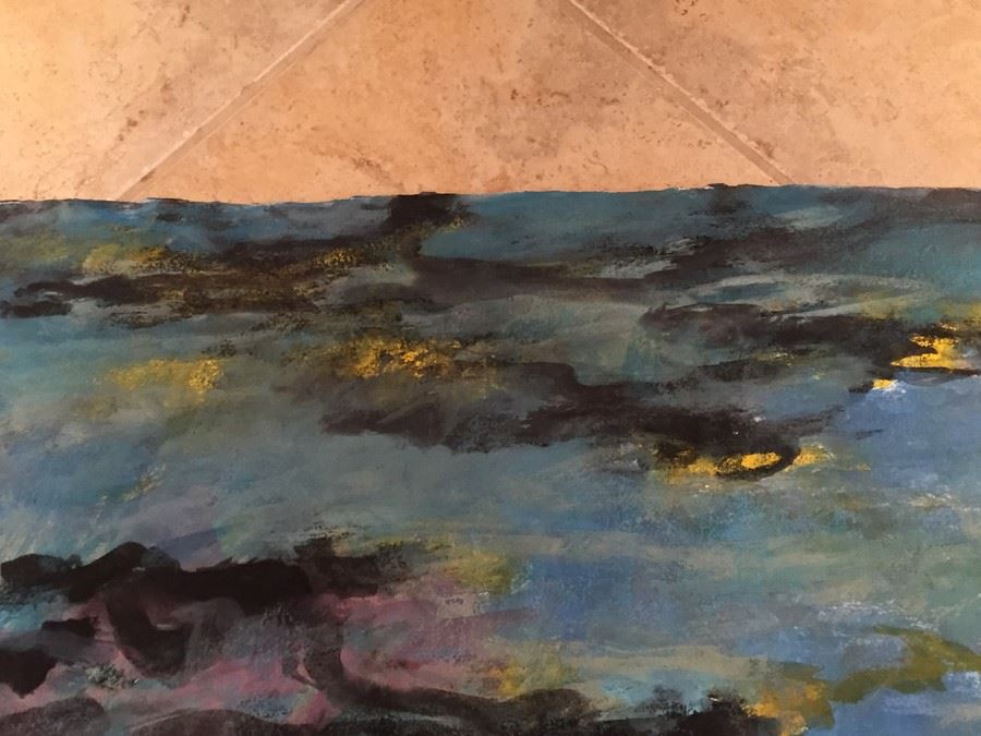 Signed Abstract Painting [Photo 6]