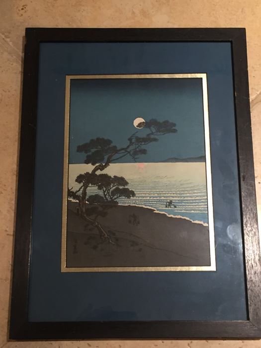 Hiroshige Japanese Woodblock Print