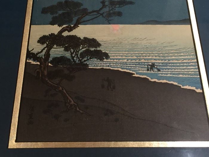 Hiroshige Japanese Woodblock Print [Photo 5]