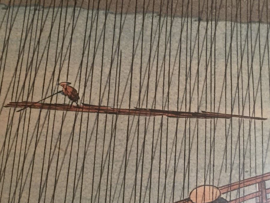 Hiroshige Japanese Woodblock Print Ohashi [Photo 9]