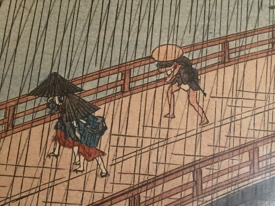 Hiroshige Japanese Woodblock Print Ohashi [Photo 7]