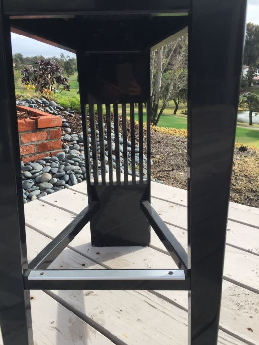 Pair Of Pietro Costantini Italian Black Lacquered Bar Stools - Estimate $800 [Photo 8]