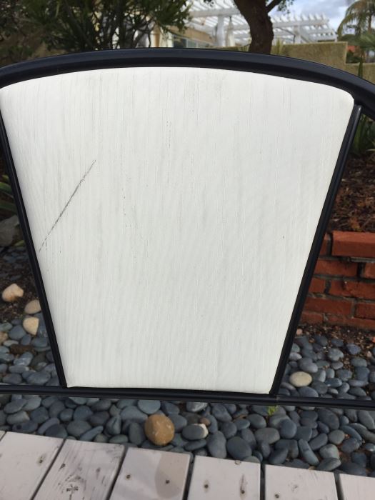 (4) Mid-Century Modern Black And White Metal Folding Chairs By Durham [Photo 8]