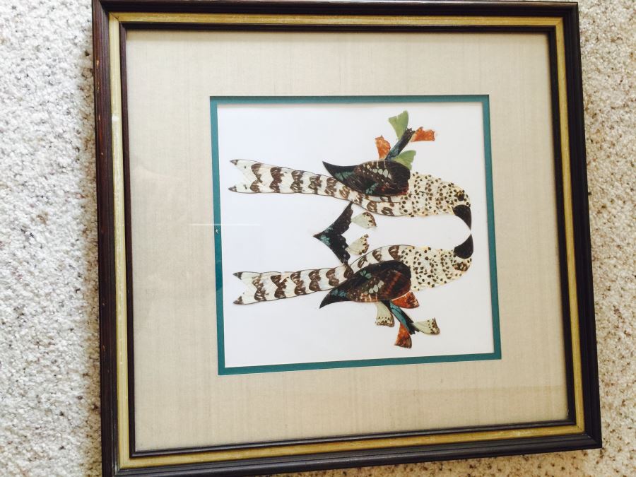 Original African Artwork Applique From Butterfly Wings [Photo 11]