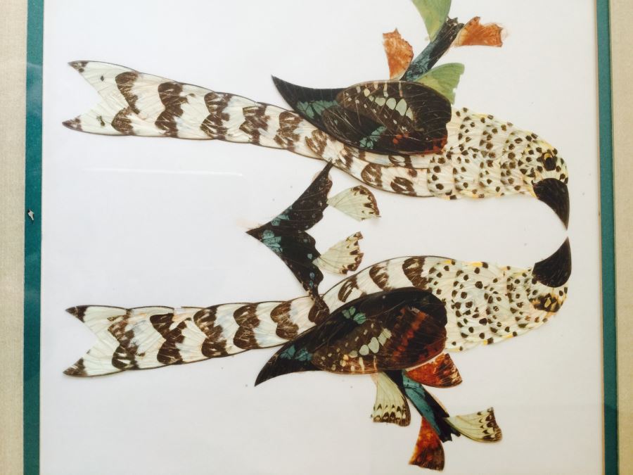 Original African Artwork Applique From Butterfly Wings [Photo 13]