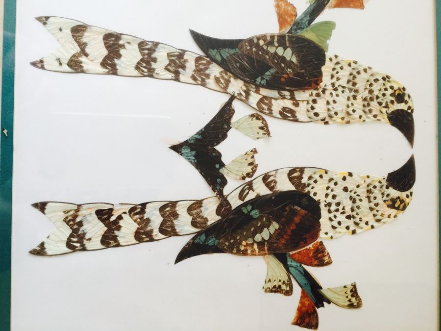 Original African Artwork Applique From Butterfly Wings [Photo 12]