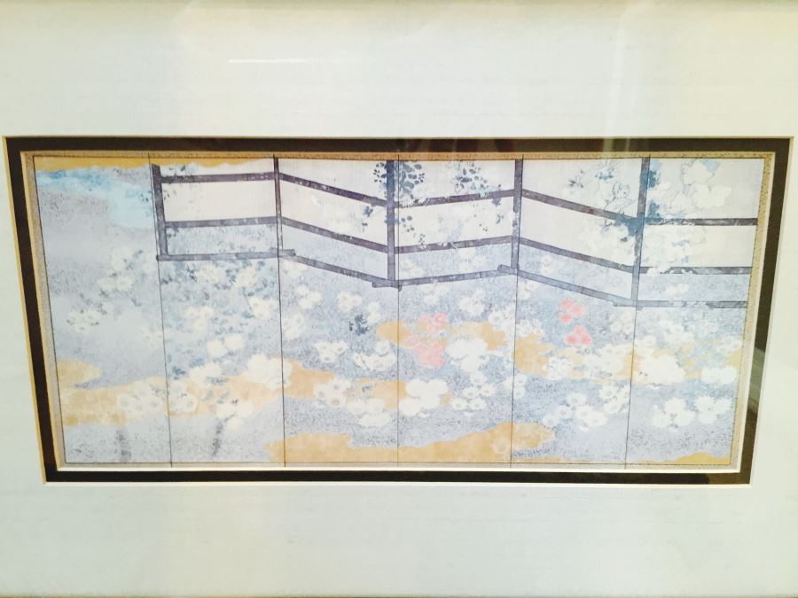 Pair Of Framed Asian Prints [Photo 6]