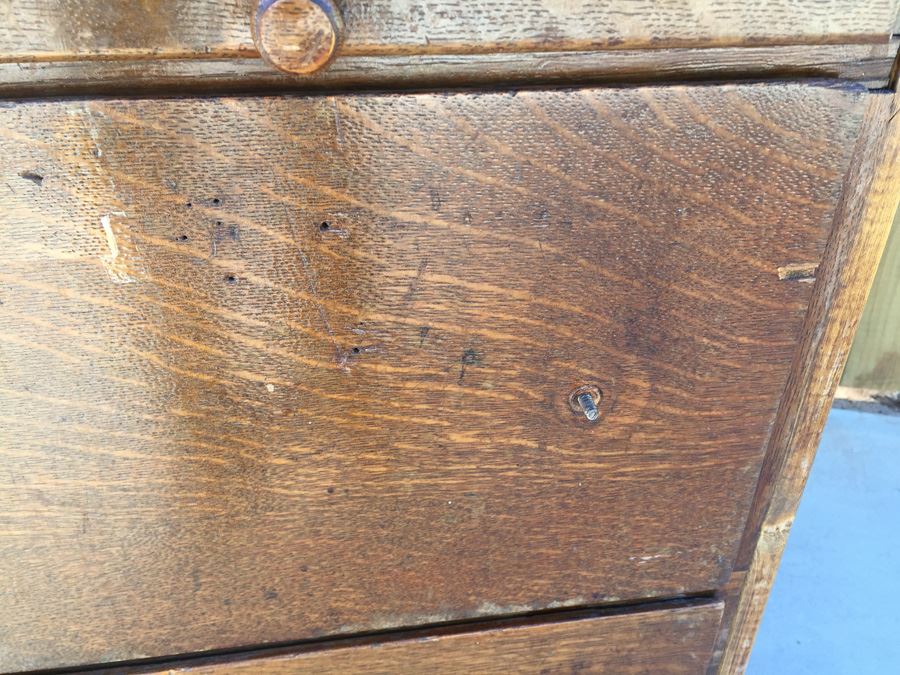 Antique Oak Case Cabinet By Grand Rapids Show Case Co - Perfect For Retail Or Home [Photo 12]