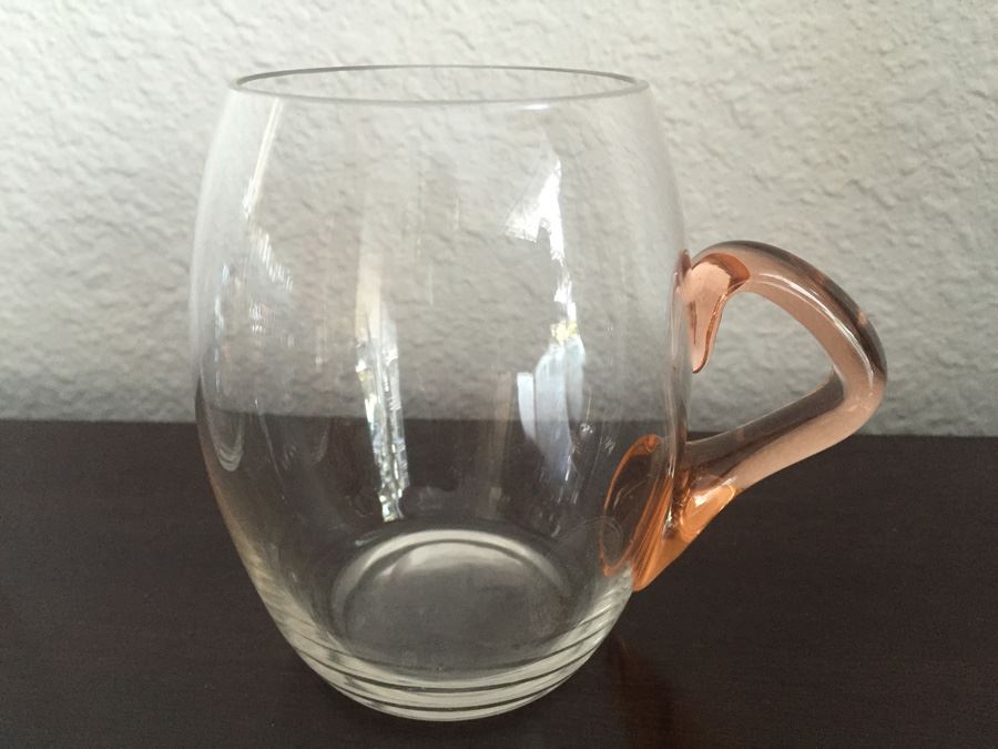 Set Of Six Colored Handle Glasses [Photo 6]