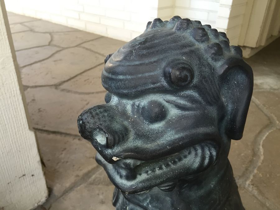 Large Pair Of Vintage Foo Dogs - JUST ADDED [Photo 8]