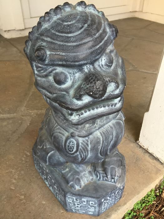 Large Pair Of Vintage Foo Dogs - JUST ADDED [Photo 7]