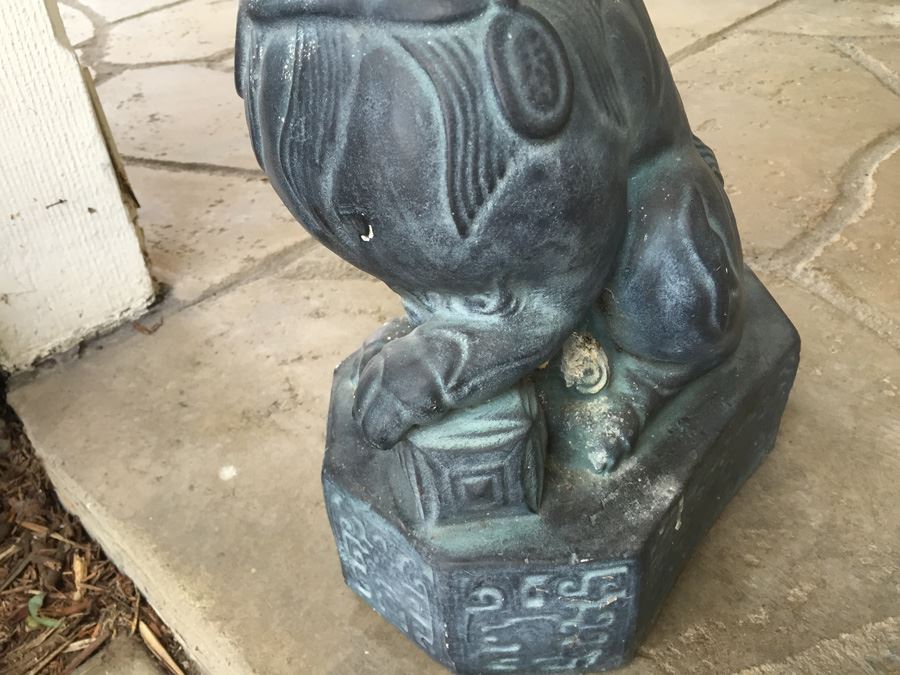 Large Pair Of Vintage Foo Dogs - JUST ADDED [Photo 9]