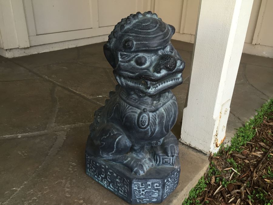 Large Pair Of Vintage Foo Dogs - JUST ADDED [Photo 5]