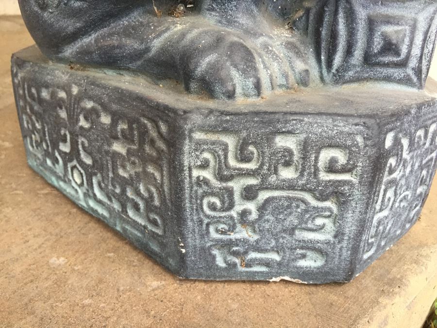 Large Pair Of Vintage Foo Dogs - JUST ADDED [Photo 6]