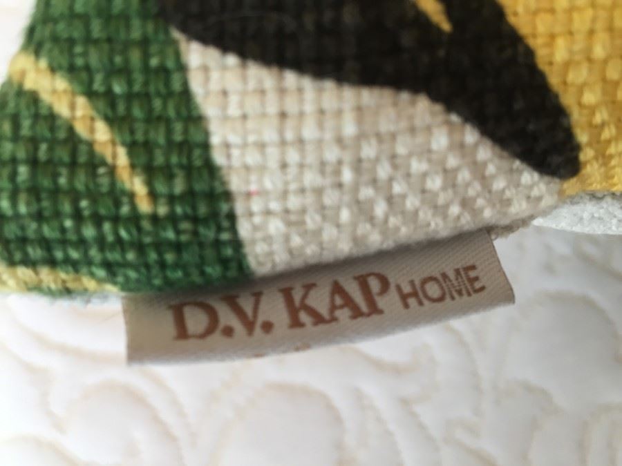 Pair Of Large D.V. Kap Feather and Down Filled Throw Pillows [Photo 3]