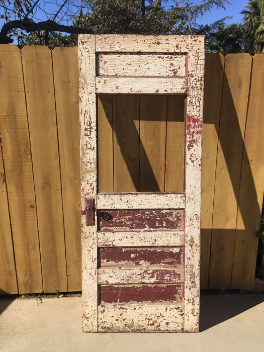 Vintage Shabby Chic Pink Door