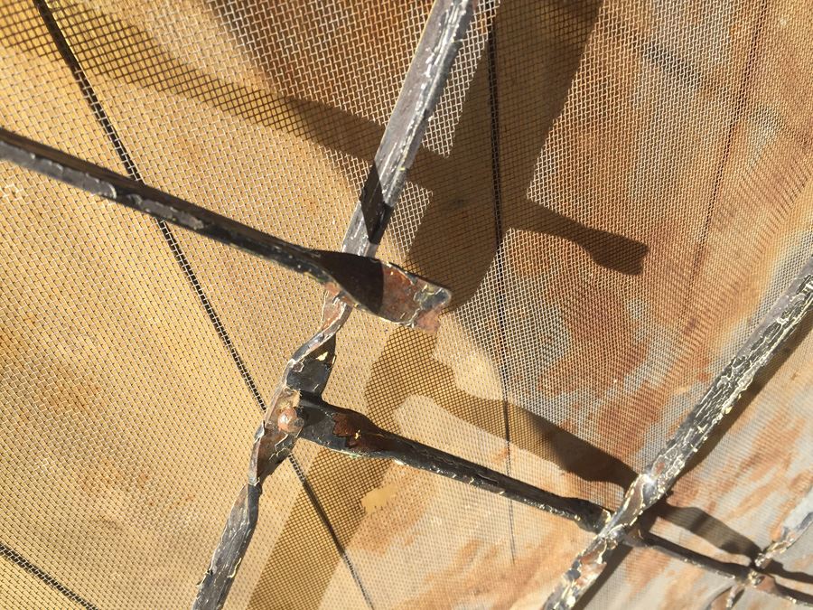 Vintage Shabby Chic Door With Metal Ornamentation [Photo 5]