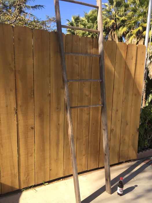 Large Vintage Wooden Ladder Great For Displaying Items [Photo 2]
