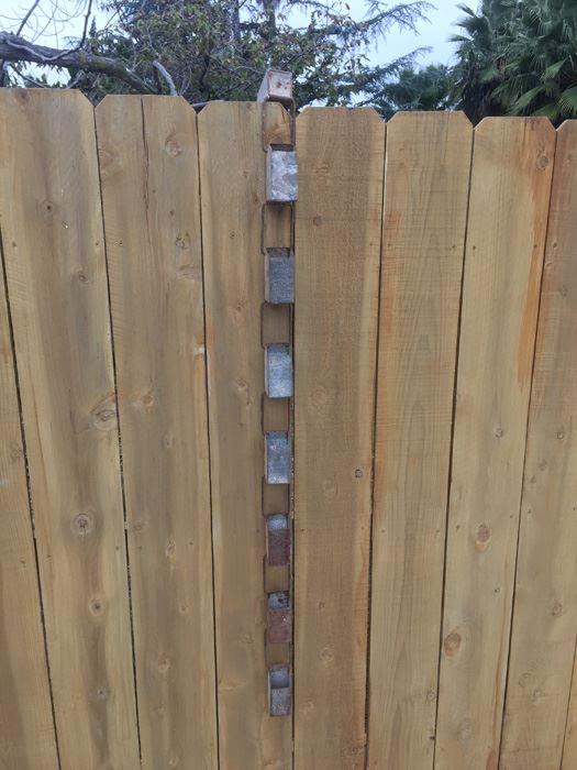 Linked Metal Buckets Great For A Planter [Photo 1]