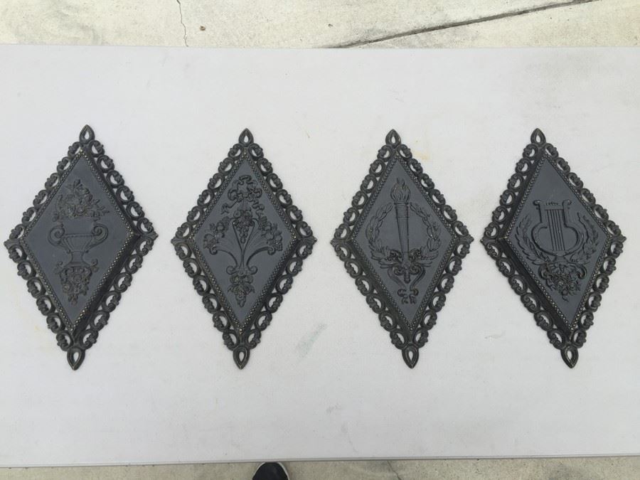 Vintage Homco Molded Plastic Wall Decorations [Photo 1]