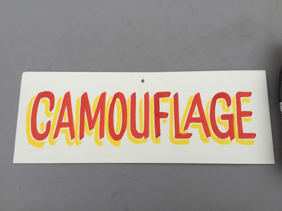 Vintage Hand Painted Retail Sign On Board [Photo 2]