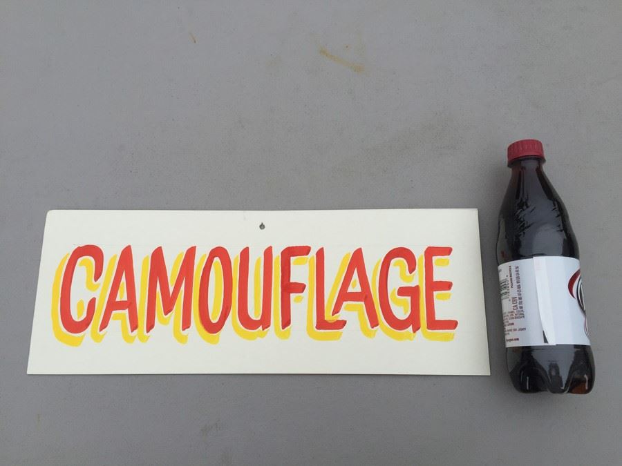 Vintage Hand Painted Retail Sign On Board [Photo 1]