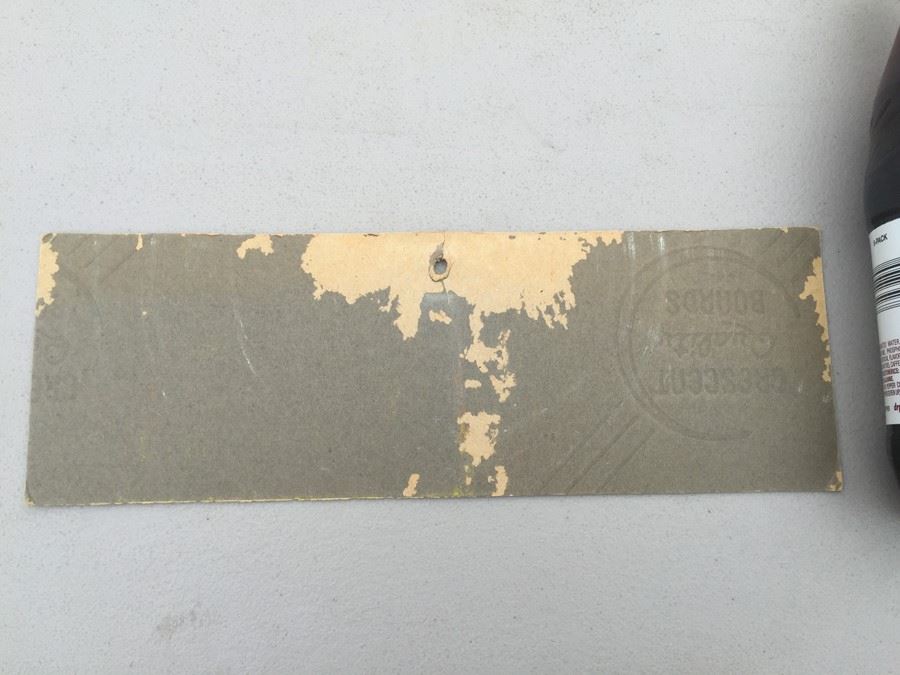 Vintage Hand Painted Retail Sign On Board [Photo 3]