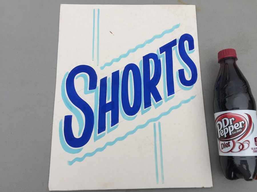 Vintage Hand Painted Retail Sign On Board [Photo 2]