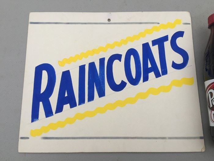 Vintage Hand Painted Retail Sign On Board [Photo 2]