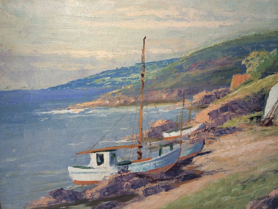 Original Oil Painting on Board by G. Svennson [Photo 2]