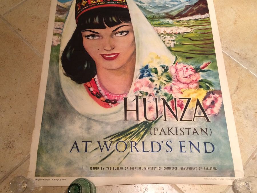 Original Pakistan Vintage Travel Poster [Photo 3]