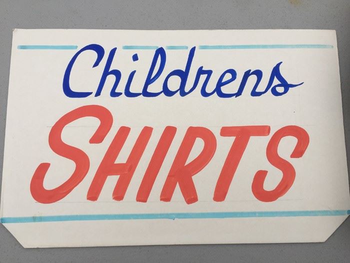 Vintage Hand Painted Retail Sign On Board [Photo 2]