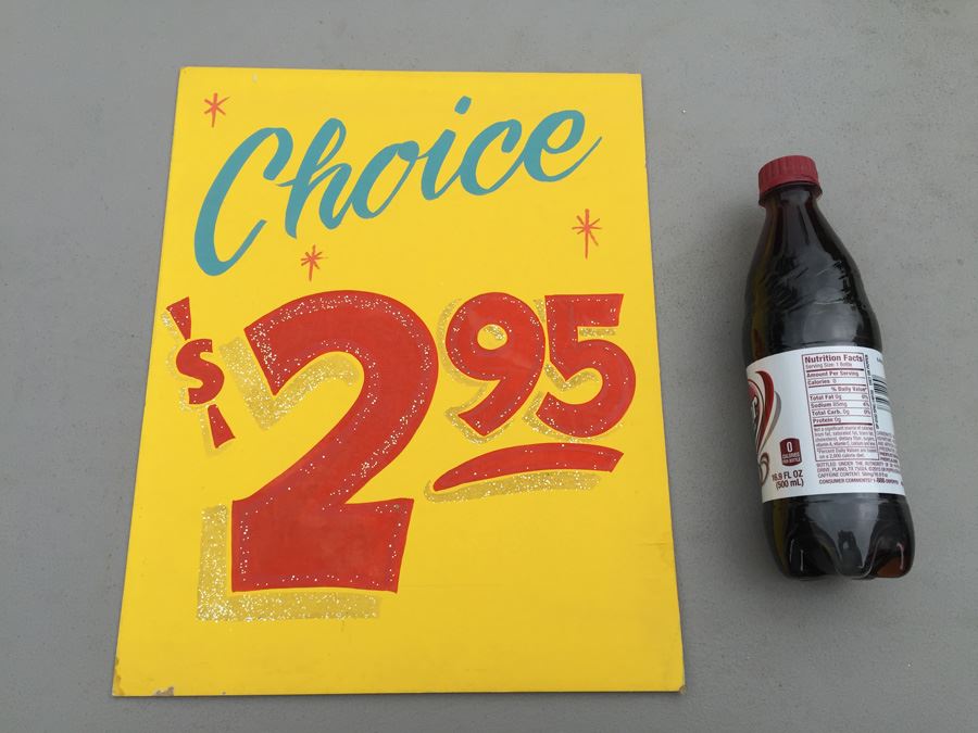 Vintage Hand Painted Retail Sign On Board [Photo 1]