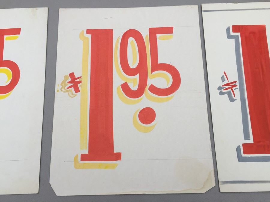 Vintage Hand Painted Retail Sign On Board [Photo 3]