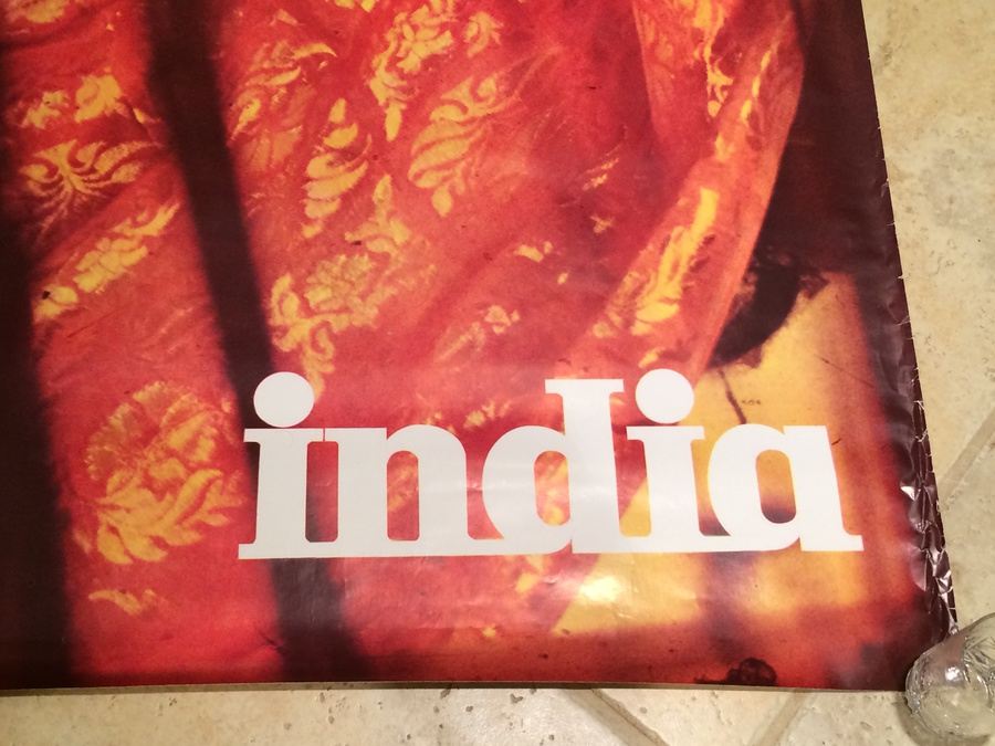 Original Vintage India Travel Poster [Photo 3]