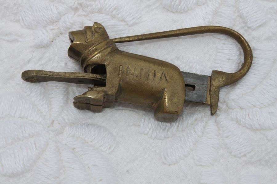 Metal Sculpture And Unique Brass Animal Lock [Photo 7]