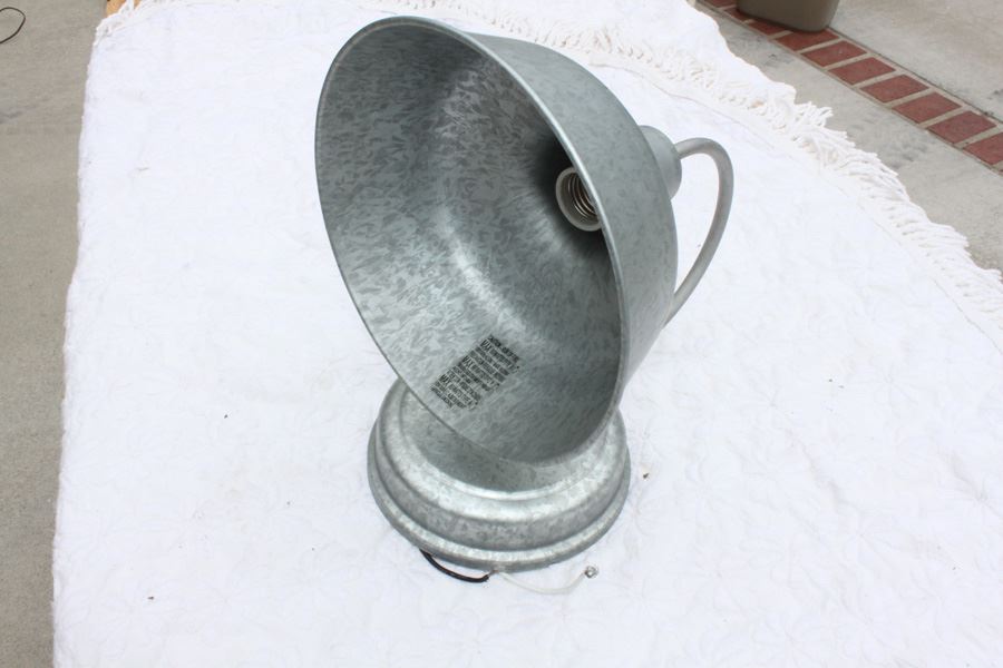 Galvanized Metal Light Fixture [Photo 3]