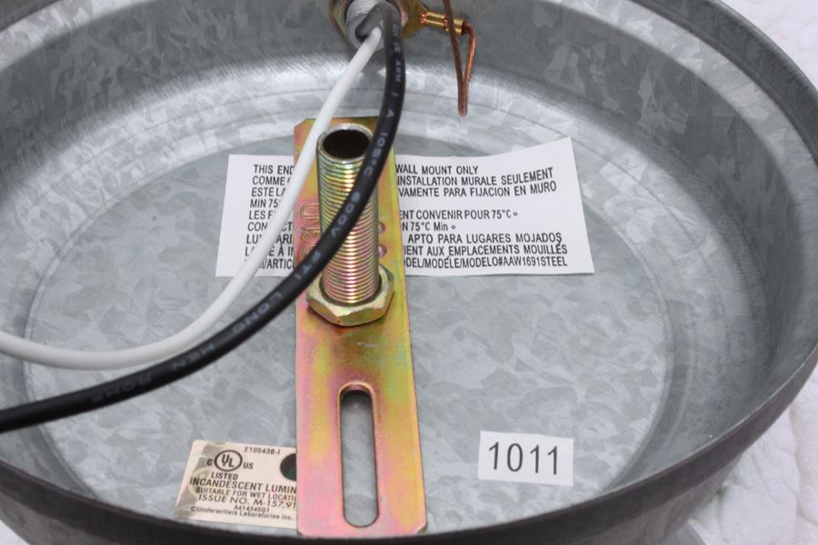 Galvanized Metal Light Fixture [Photo 7]