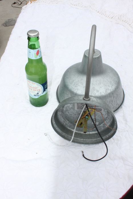 Galvanized Metal Light Fixture [Photo 2]