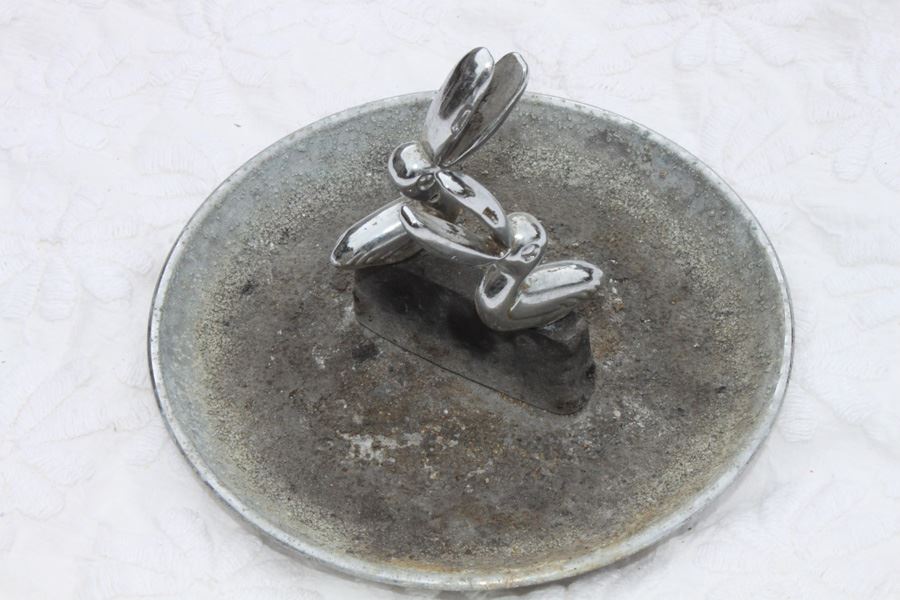Vintage Chrome Pelican Ashtray [Photo 4]