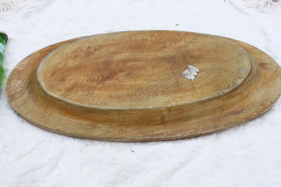 Vintage Carved Wood Bowl [Photo 2]